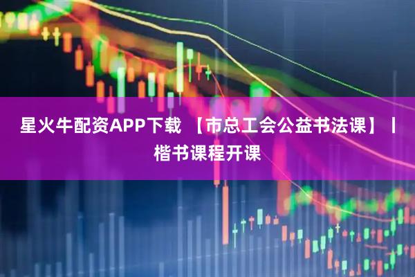 星火牛配资APP下载 【市总工会公益书法课】丨楷书课程开课